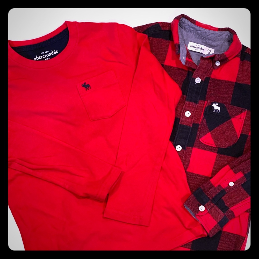 GUC SZ 7/8 ABERCROMBIE SHIRTS